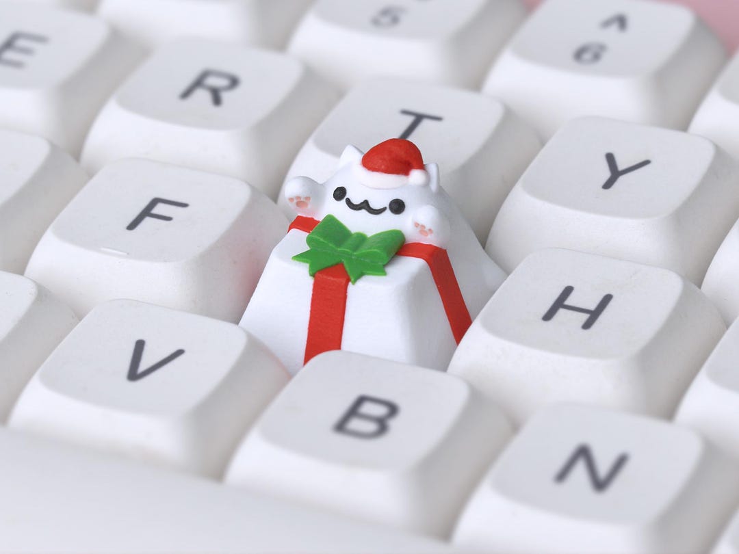 Catty Keycap (bongo Cat Meme Inspired) - Bongo Cat Keycap