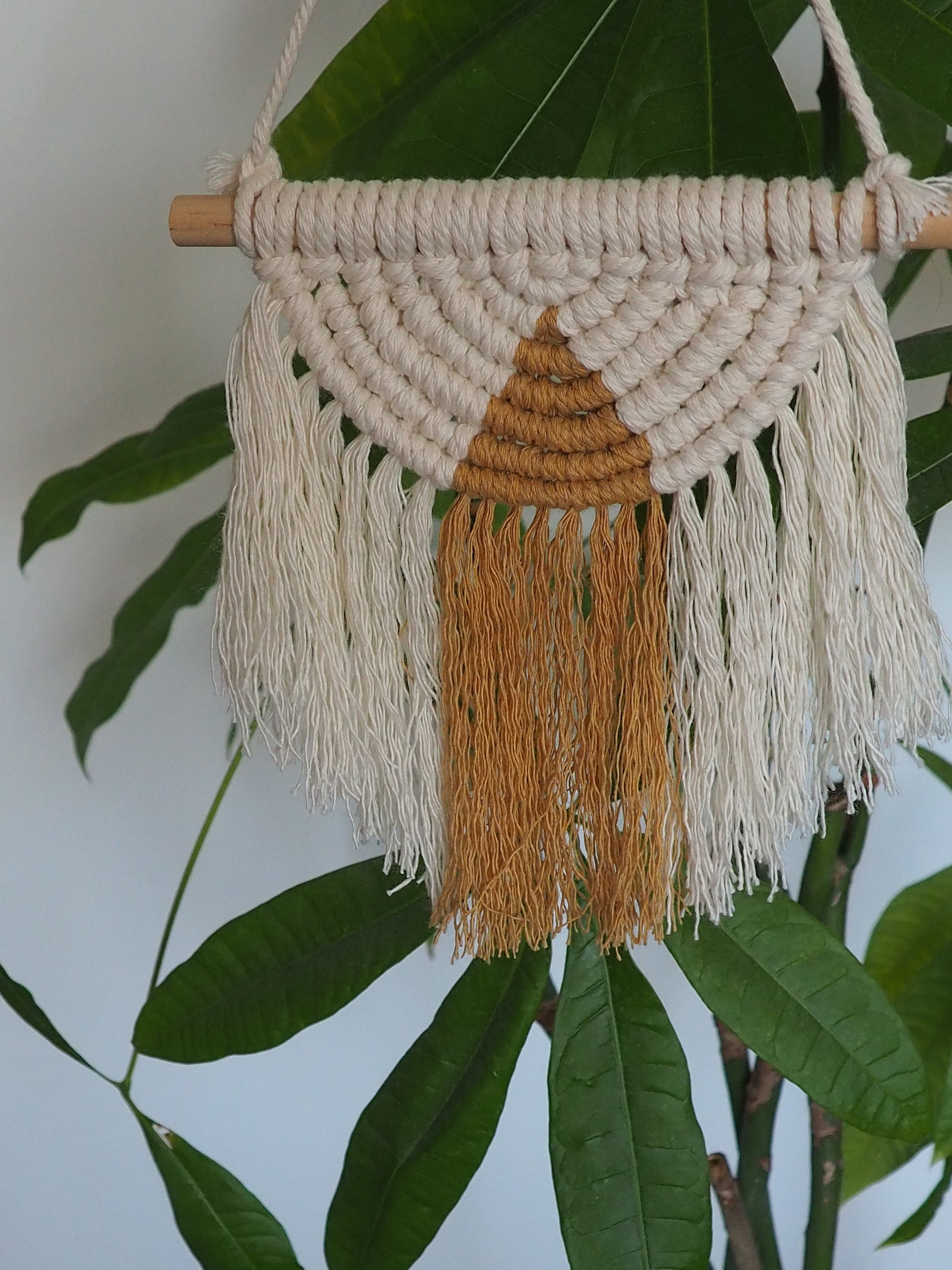 Suspension Macramé Demi-Cercle