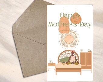 Digital Download - Self Care Mother's Day Card