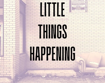 LITTLE THINGS HAPPENING by N. W. Downs