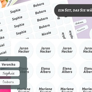 Etiquetas de nombres, etiquetas textiles, infantiles, impermeables.
