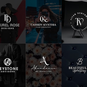 I Will Create Custom Logo Design for your Business | Professional Logo | Logo Maker | Photography logo |Logo Design Custom For Business