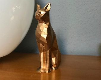Geometrische Katze - Haus- und Bürodekor