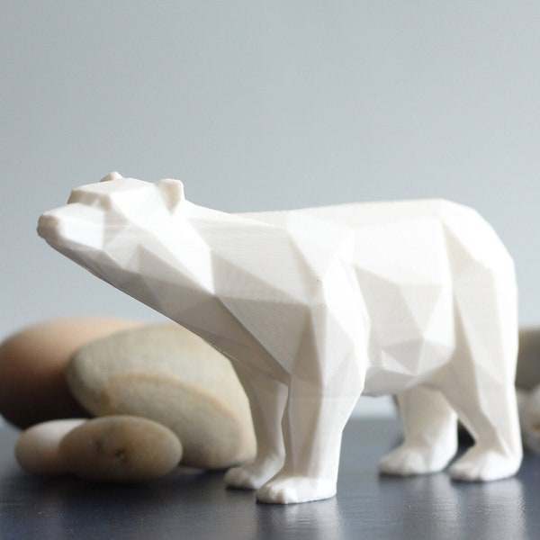 Geometric Polar Bear - Home and Office Decor