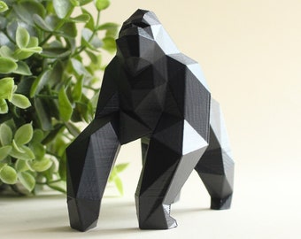 Gorille géométrique - Déco pour la maison et le bureau