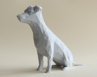 Geometric Jack Russell - Home and Office Decor