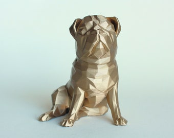 Geometric Pug - Home and Office Decor