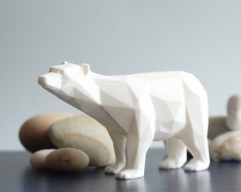 Geometric Polar Bear - Home and Office Decor