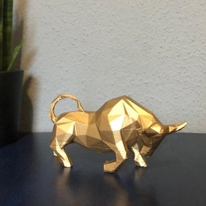 Geometric Bull - Home and Office Decor