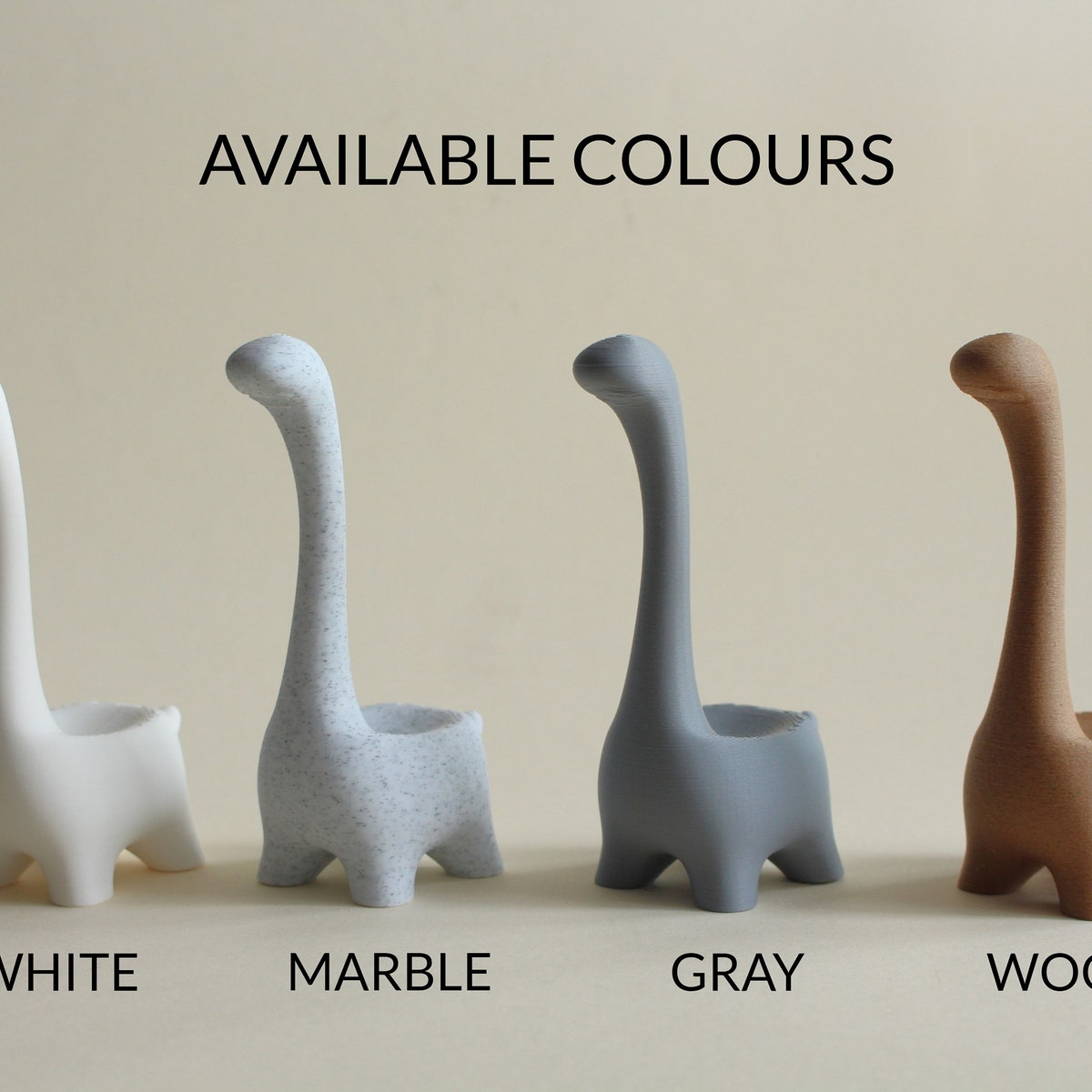 Ring Holder Dino - Jewelry Holder - White