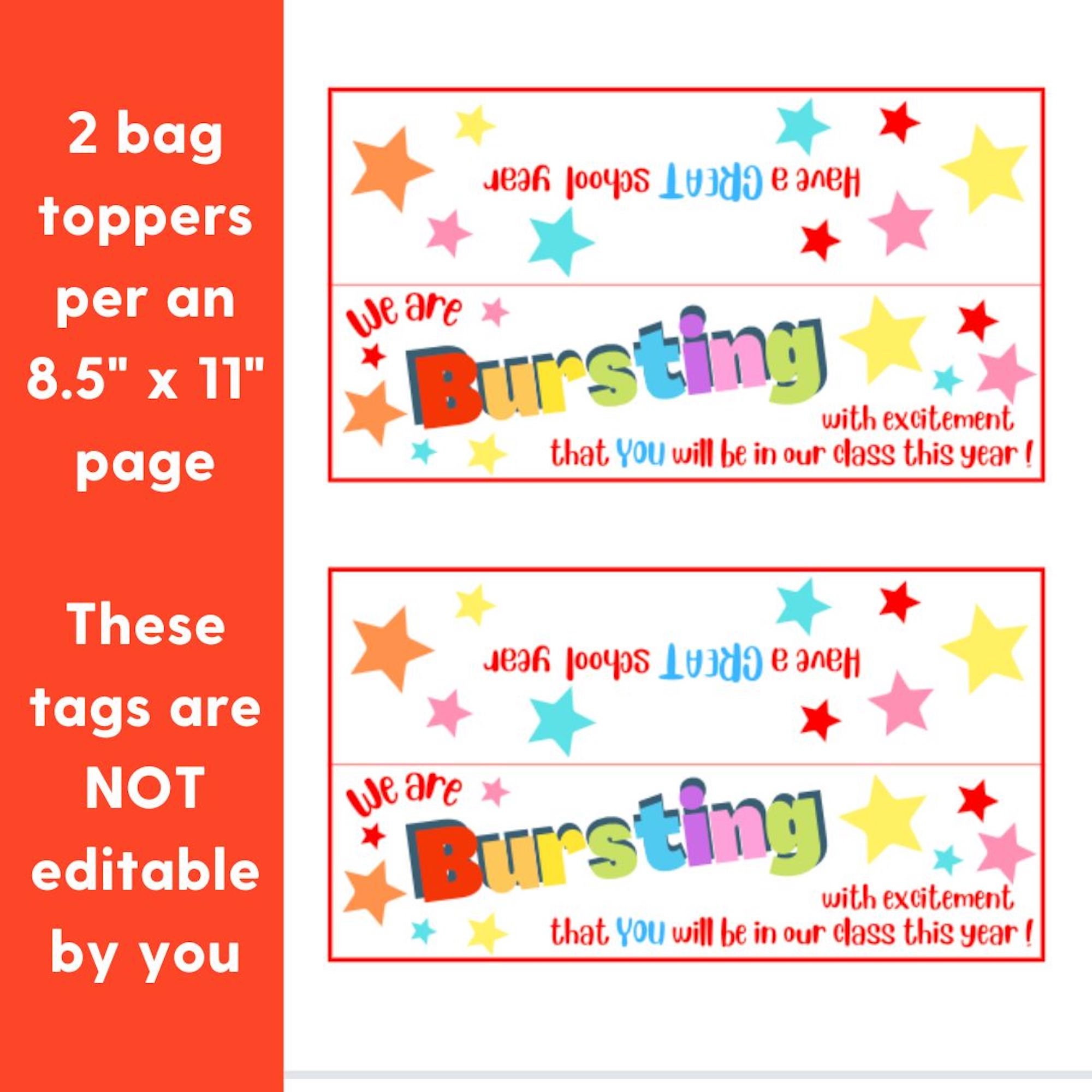 bursting-with-excitement-welcome-back-to-school-gift-starburst-kit-back-to-school-bag-topper-fist-day-of-school-printable-ziplock-bag-etsy for Bursting With Excitement Free Printable Bursting With Excitement Welcome Back to School Gift, Starburst Kit, Back to School Bag Topper, Fist Day of School Printable, Ziplock Bag - Etsy for Bursting With Excitement Free Printable
