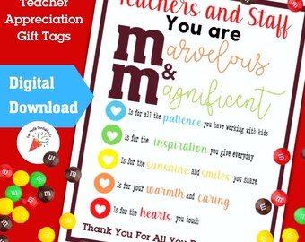 Marvelous and Magnificent Appreciation Tags, Employee Appreciation ...