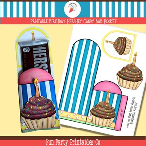 Printable Birthday Candy Bar Wrapper, Happy Birthday Printable, DIY ...