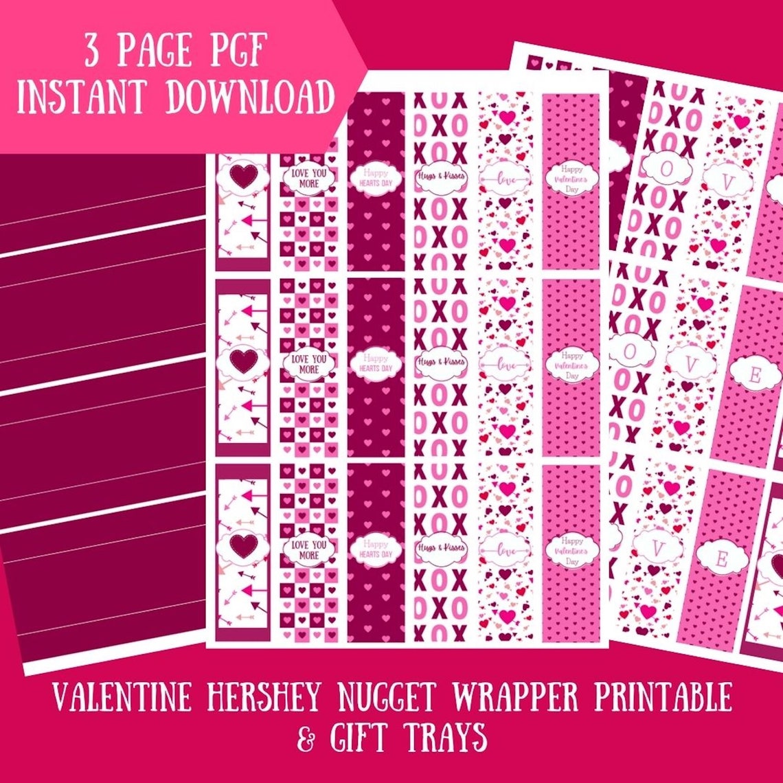 Hershey Nugget Wrappers, Candy Bar, Candy Bar Labels, Candy Bar Wrapper ...