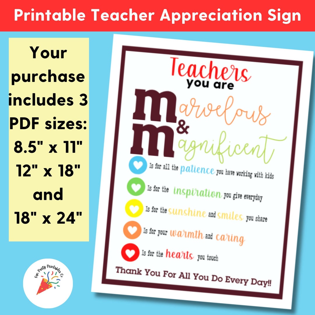 M amp M Teacher Appreciation Gift Tags - Il 1080xN.4885369752 B80l 