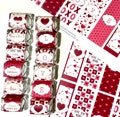 Valentine Candy Bar Nugget Wrappers: DIY Printable (PDF)