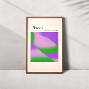 Pisces — Zodiac Aura Printable Art (Download)