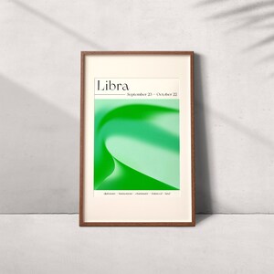 Libra — Zodiac Aura Printable Art (Download)