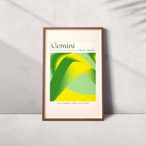 Gemini — Zodiac Aura Printable Art (Download)