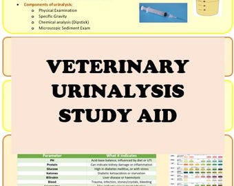 Veterinary Urinalysis Study Aid