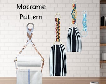 Makramee Muster: Wandtuchhalter für Küche & Bad: Handtuchhalter für Küche und Bad (PDF Download)