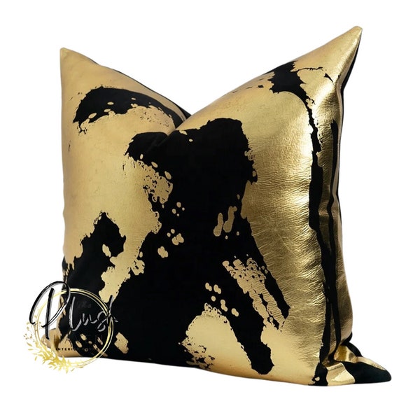 Gold Pillow Etsy