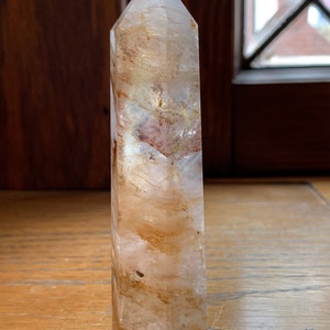 Gorgeous Golden Healer Towers // Many have rainbows // Some dendrites and red hematoid 9