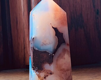 Carnelian Flower Agate Towers