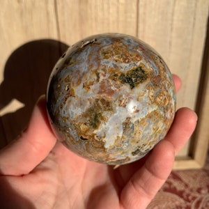 Ocean Jasper Spheres // Multiple Styles + Colors // 66-70mm in size