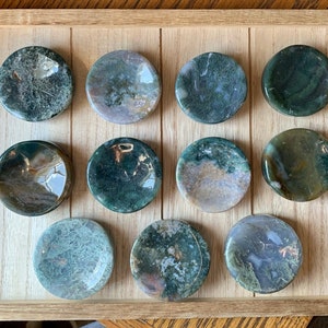 Moss Agate Mini Plates