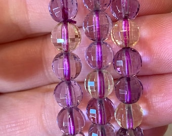 Pulseras Ametrine facetadas