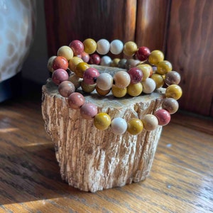 Mookaiet Jasper Armbanden//7&quot; armband + 8mm kraal