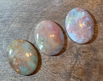 Purple Moss Agate Worry Stones
