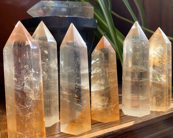 Honey Calcite Towers