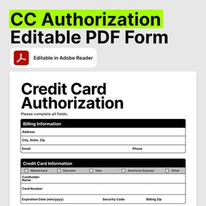 Autorización de tarjeta de credito. PDF. Facturación con tarjeta de crédito. Cuentas por cobrar. Formulario comercial de cuentas por pagar PDF. Plantilla de autorización de pago