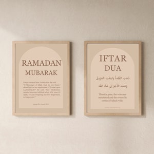 Iftar dua, Ramadan Mubarak Poster, Islamic Printable wall art, digital download, Ramadan Decor, Ramadan Iftar Dua