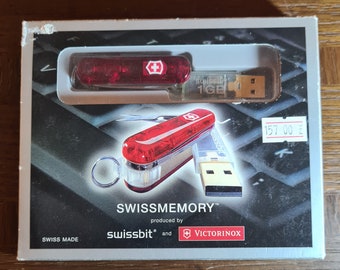 Victorinox SwissMemory Swissbit 0.6026.TG1 1GB Swiss Army Knife Rare Find Collectible