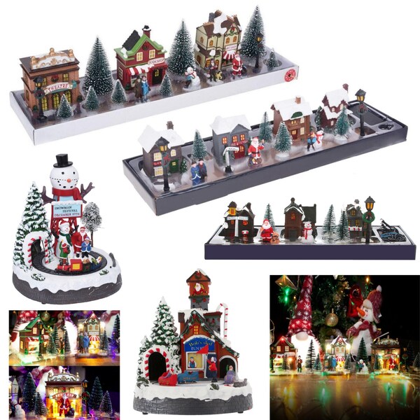 Light up Christmas Village Etsy UK
