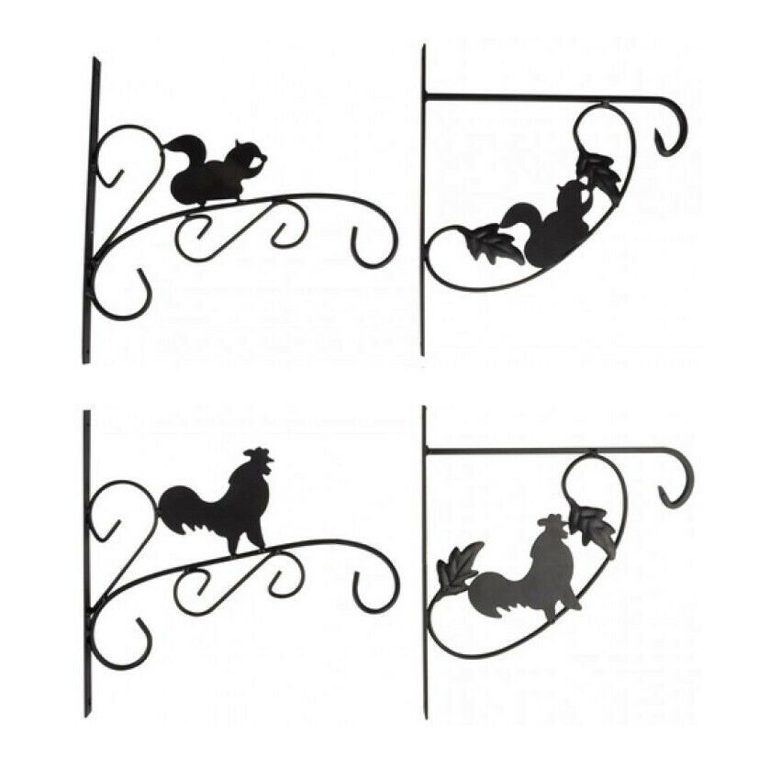 Hanging Basket Wall Brackets Animal Shape Garden Plant Hanger Wall