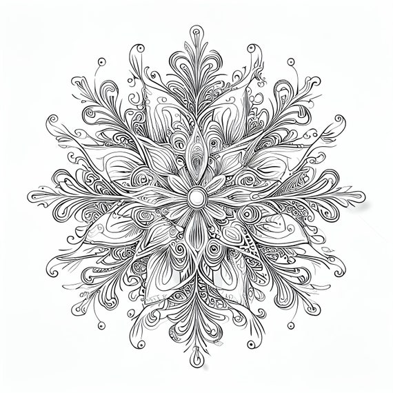 12 Pack Stress Relief Coloring Page, Seasons Digital Print