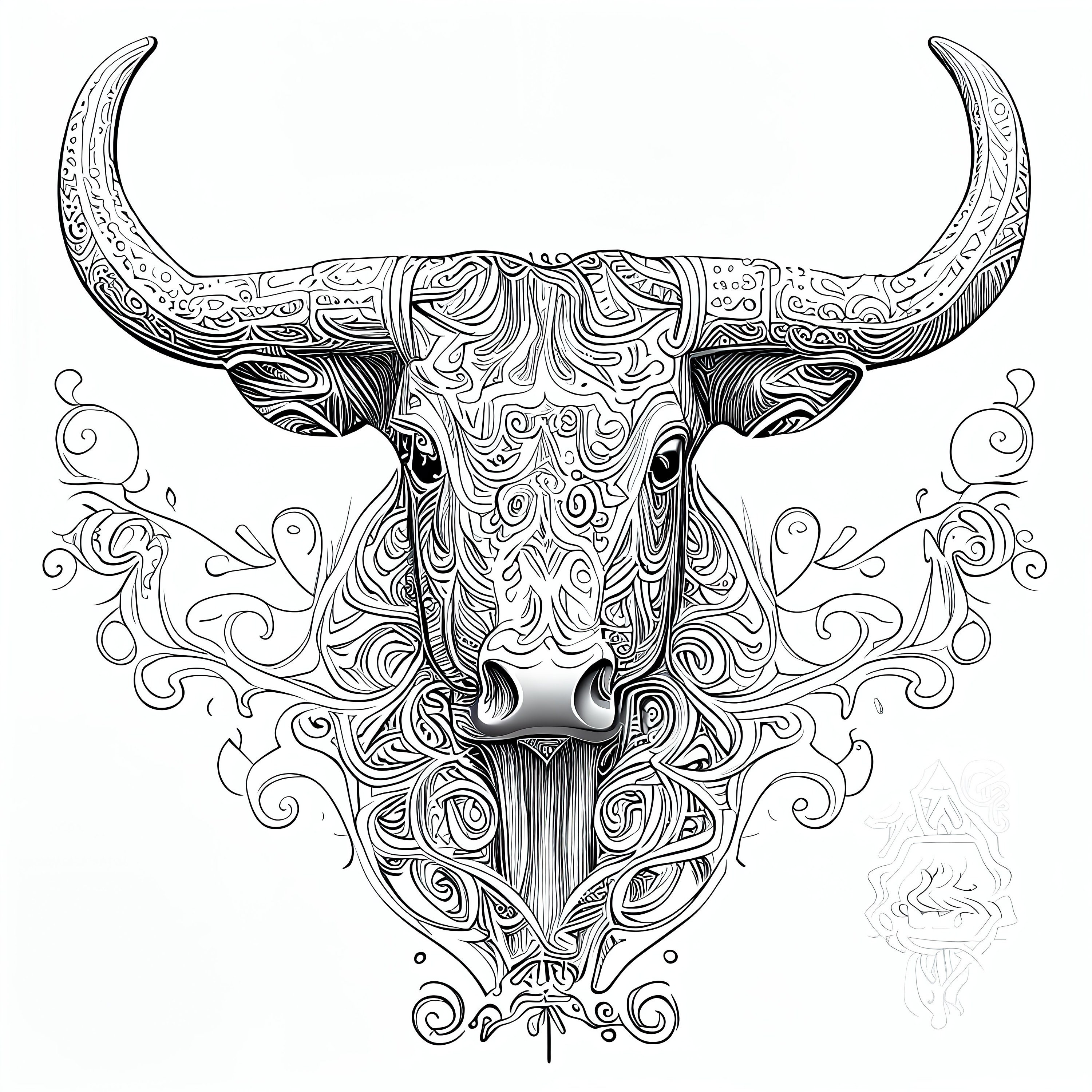Longhorn Coloring Pages longhorn-coloring-pages
