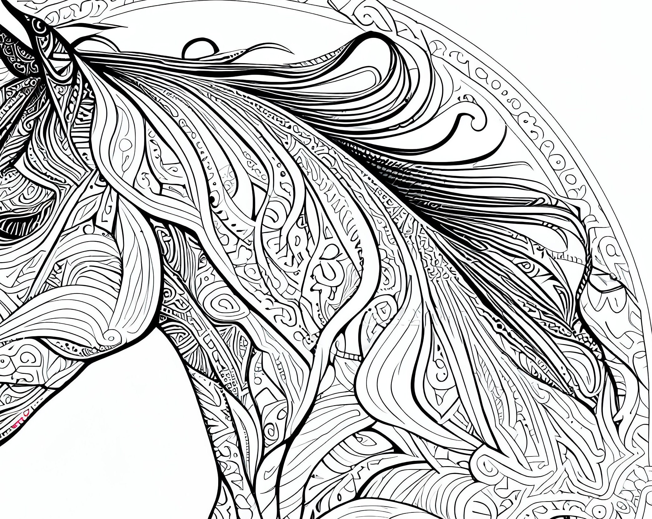 Adult Coloring Books for Anxiety and Depression: Wild Horses: Adult  Coloring Book- Horses Perfect for wild horse enthusiasts by Phi McRee