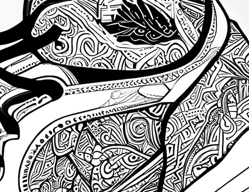 Mandala Bohemian Boho Pattern Print Black Sneaker Shoes For Men Women