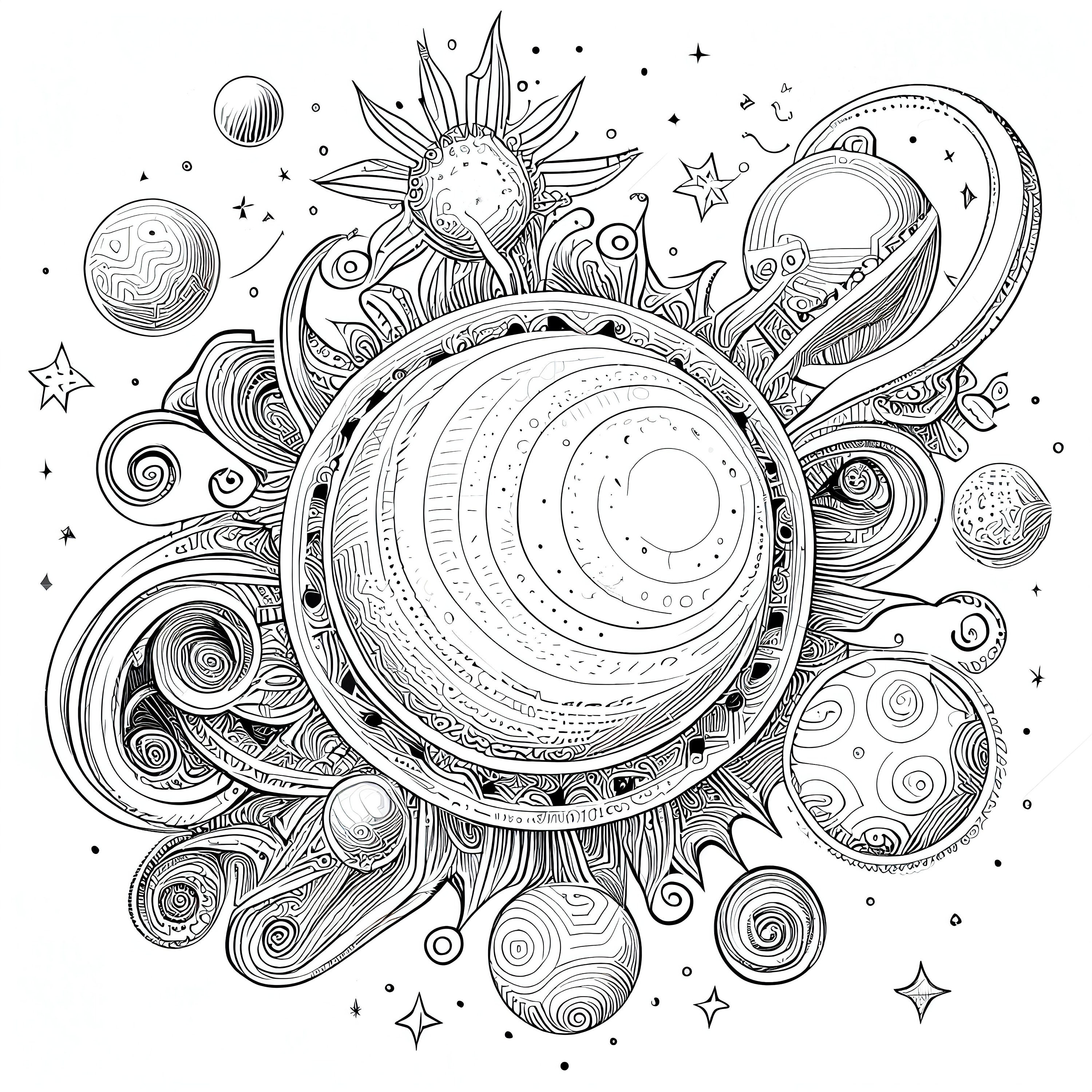 12-pack-stress-relief-coloring-pages-solar-system-digital-print