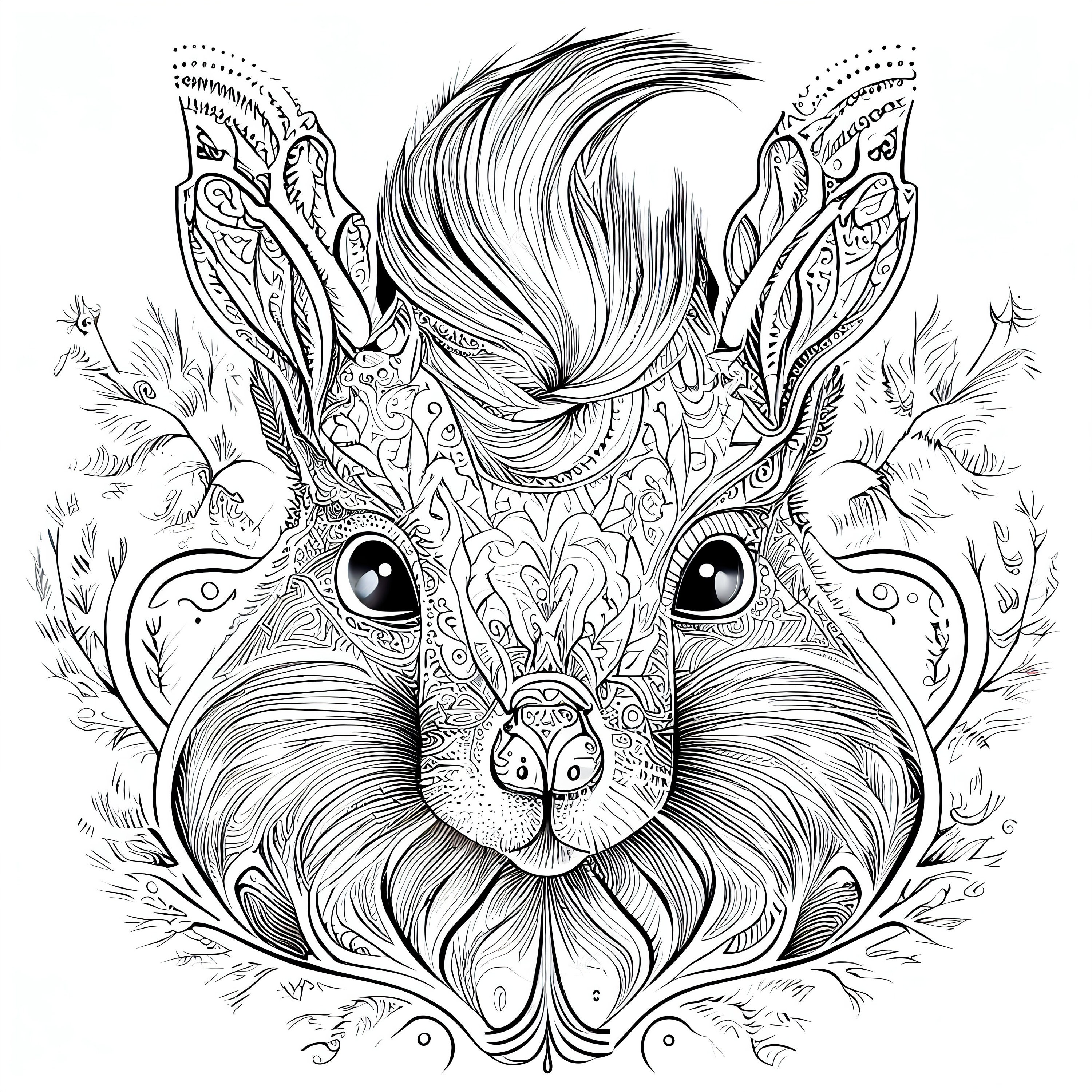 Squirrel Coloring Book For Adults: Stress relief Coloring Book For Grown  ups, Containing 30 Hand Drawn Paisley, Henna and Zentangle Squirrel  Coloring (Paperback)