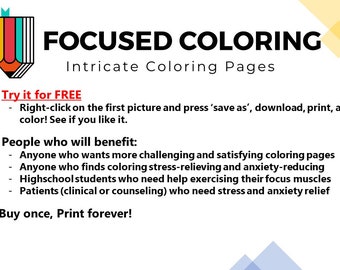 12 Pack Stress Relief Coloring Pages, Squirrel Digital Print