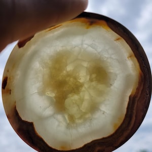 2 and a 1/2 inch wide Green Onyx Crystal Bowl