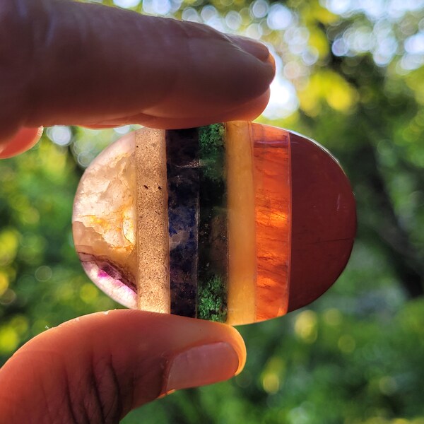 Chakra Bonded Pocket Stone