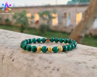 Malachite Bracelet - Etsy