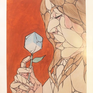 Metaphysical Perfume by Domsi - Lithograph numbered and signed by the artist in a limited edition of 100 copies
